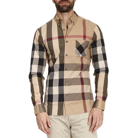 burberry camicia usata tartan|Camicie casual e maglie da uomo Burberry.